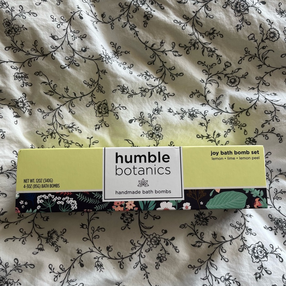 Unopened Humble Botanics Handmade Bath Bombs